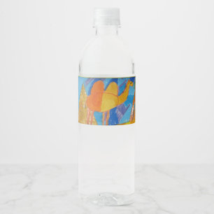 Camel Art By Kids Water Bottle Label