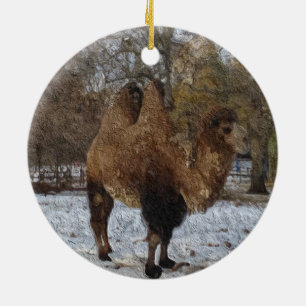  Camel Art  Ceramic Tree Decoration