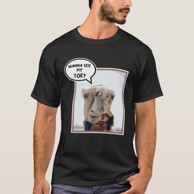 Camel Artistic Animal T-Shirt (Front)