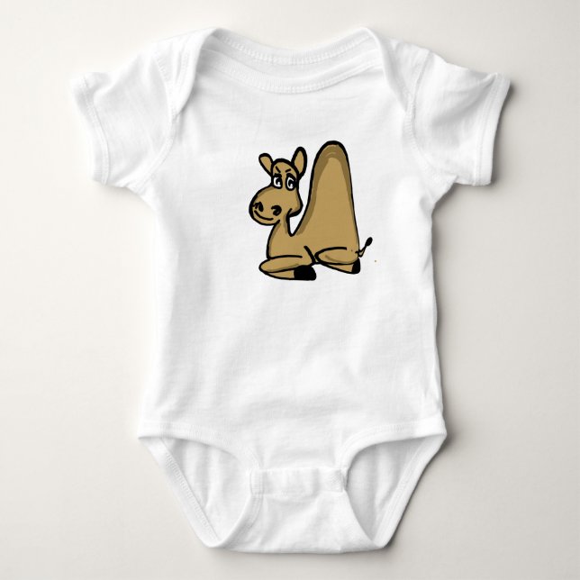 Camel Baby Bodysuit (Front)