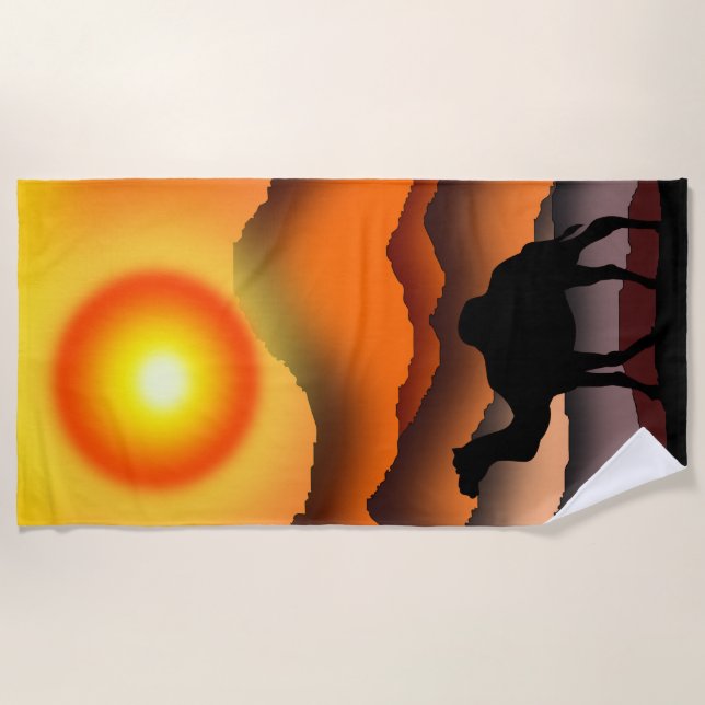 Camel Beach Towel (Front)