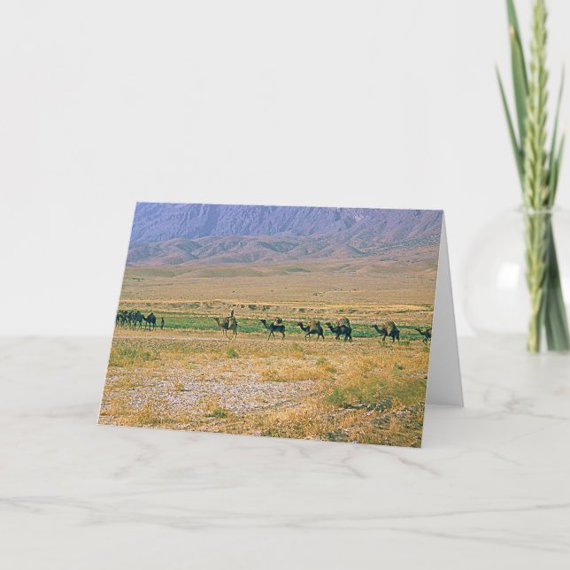 Camel caravan card (Front)