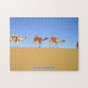 Camel caravan, Thar Desert, India Jigsaw Puzzle