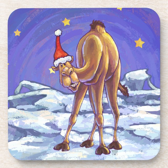 Camel Christmas Coaster (Front)