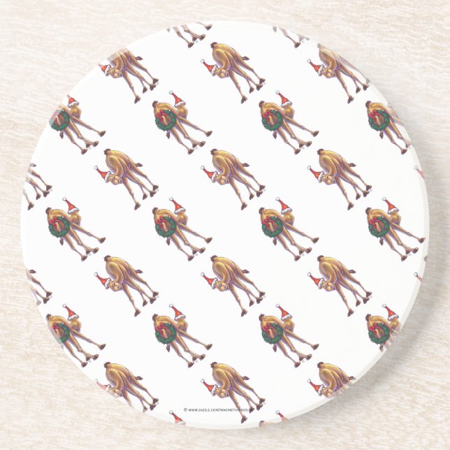 Camel Christmas Coaster (Front)