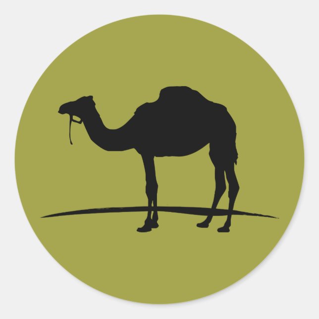 Camel Classic Round Sticker (Front)