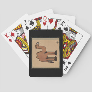 Camel - Colourful Antiquarian Book Illustration Playing Cards