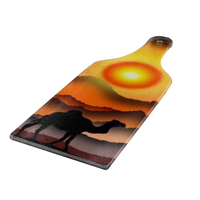 Camel Cutting Board - painting Design (Corner)