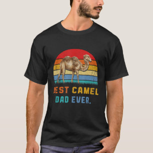 Camel Dad Ever Animal Love Retro Vintage Style T-Shirt