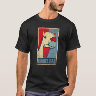 Camel Dad Vintage Camel For Father Pet Animal T-Shirt
