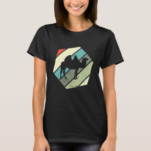 Camel Desert Animal Hexa Retro Vintage Arabian Cam T-Shirt