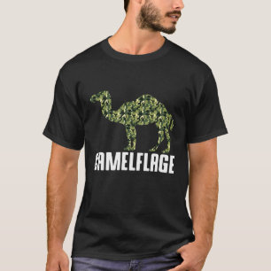 Camel Dromedary Camelflage Hump Day Camo Outfit T-Shirt