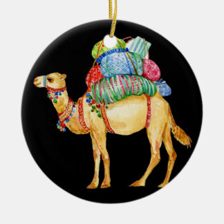 Camel Dromedary Ceramic Tree Decoration