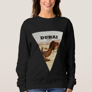Camel Dubai Uae Arabic Destination Sweatshirt