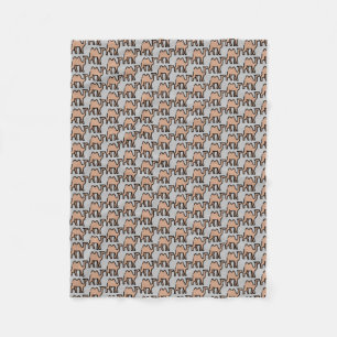 Camel Fleece Blanket