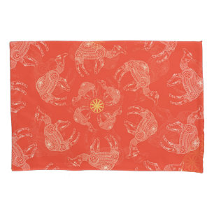 Camel Frame: Vintage Desert Map Pillowcase