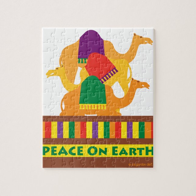 Camel Holiday 8x10 Jigsaw Puzzle (Vertical)