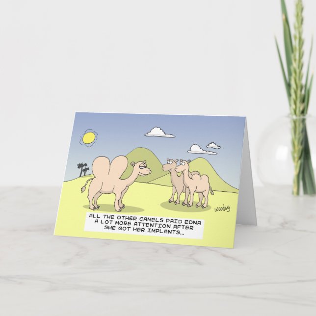 Camel Implants - Birthday Card (Front)