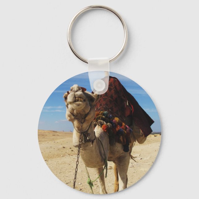 Camel in Egypt photograph Key Ring (Front)