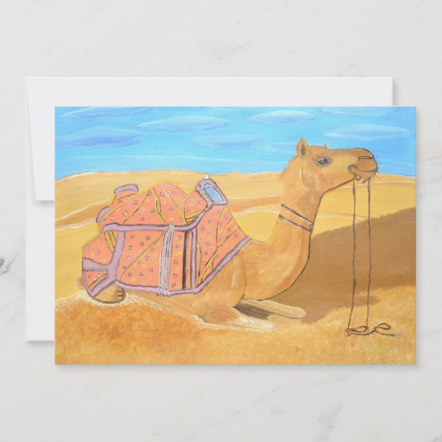 Camel Invitation card (Front)