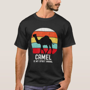 Camel Is My Spirit Animal Reto Camel T-Shirt