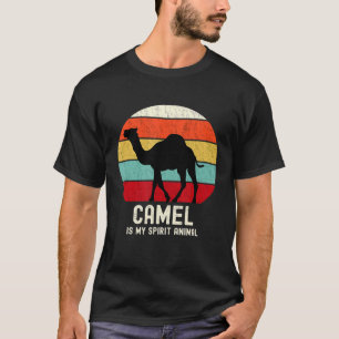 Camel Is My Spirit Animal Reto Vintage Camel T-Shirt