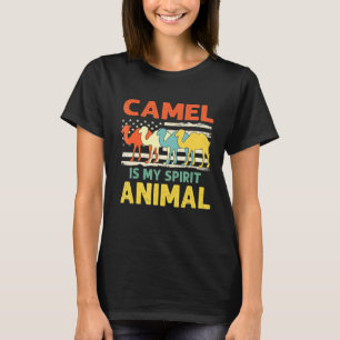Camel Is My Spirit Animal Usa Patriotic American F T-Shirt