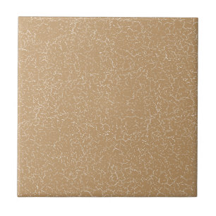 Camel Latte Tan Crackle Glaze  Solid Colour Tile