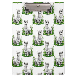 Camel llama Alpaca Pattern Design Clipboard