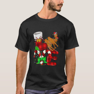 Camel Lover Christmas Camel Wearing Santa Hat Chri T-Shirt