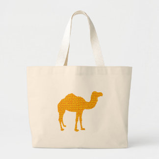 Camel of the Sahara Large Tote Bag