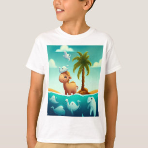 camel plays in island T-Shirt