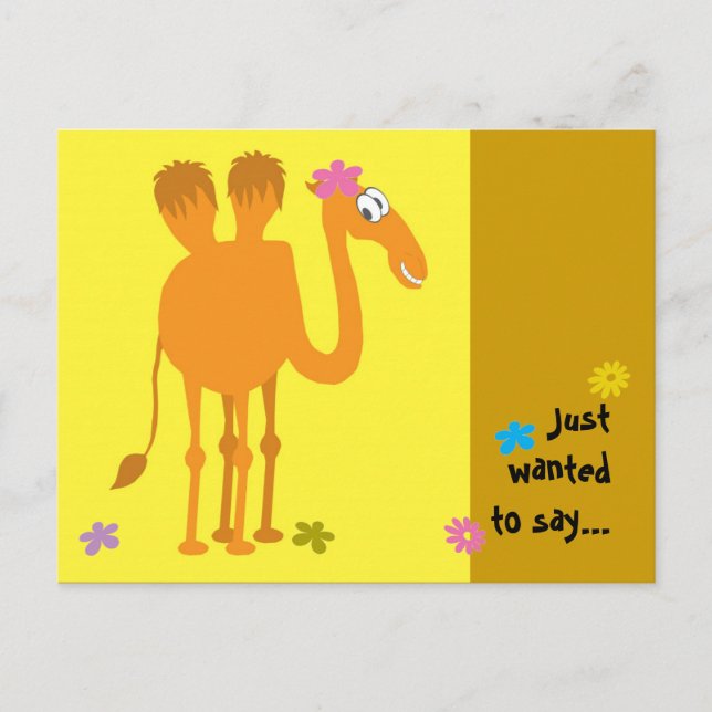 Camel Postcard (Front)