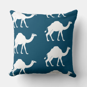 camel print on pillow