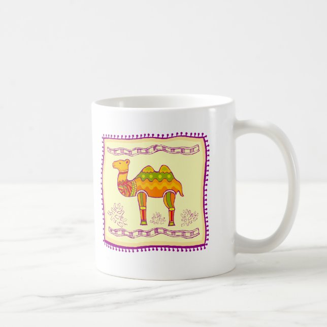 Camel Quilt Coffee Mug (Right)