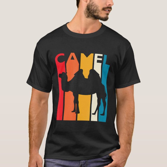 Camel Retrofor Animal  Camel T-Shirt (Front)