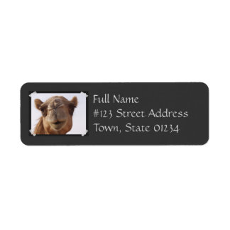 Camel Return Addres Label