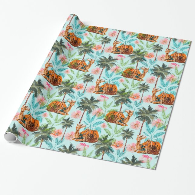 Camel Ride Wrapping Paper (Unrolled)