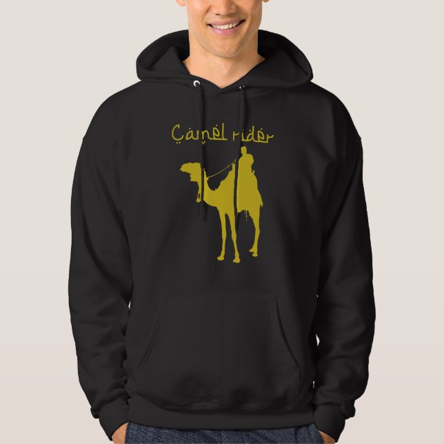 Camel Rider Shriner Sons Of The Desert Masonic Fat Hoodie (Front)