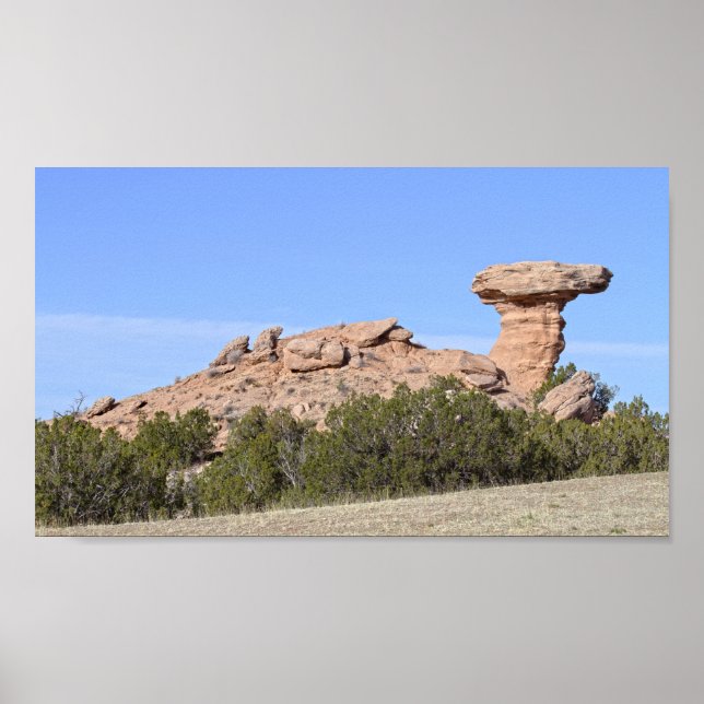 Camel Rock, New Mexico Poster (Front)