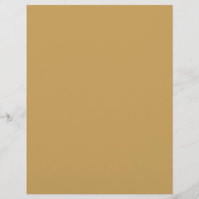 Camel-  shade of brown (solid colour)  custom letterhead (Front)