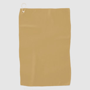 Camel- shade of brown (solid colour) golf towel