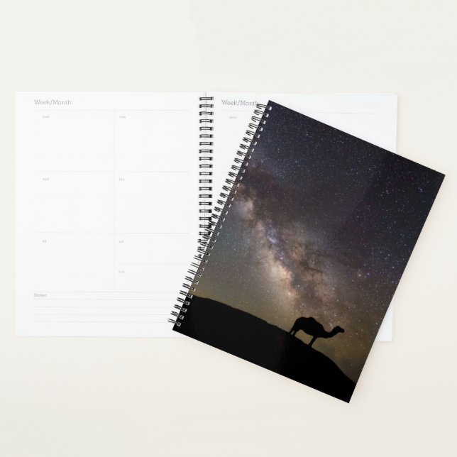Camel Silhouette and Milkyway Planner (Display)