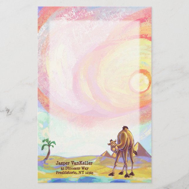Camel Stationery (Front)