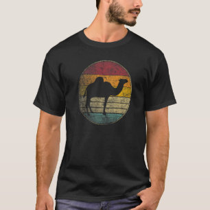Camel Sun Retro Asia Africa Travel Safari Desert T-Shirt