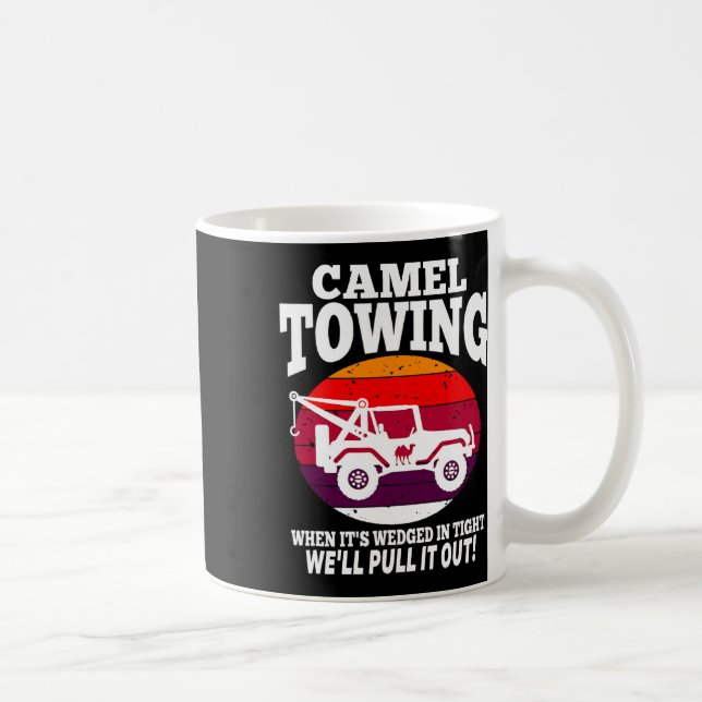 Camel Towing Fun Retro Camel Towing Fun Halloween  Coffee Mug (Right)