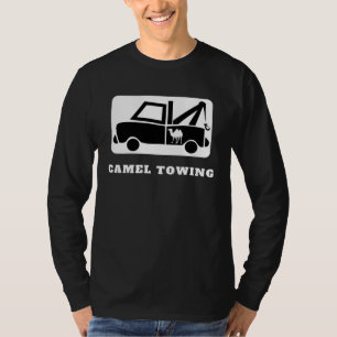 Camel Towing Pun For Adult Humor T-Shirt