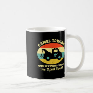 Camel Towing Retro Adult Humour Saying Fun Hallowe Coffee Mug
