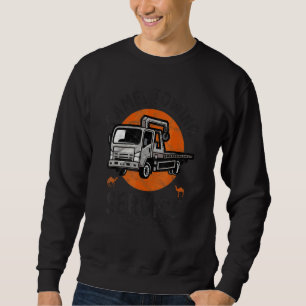 Camel Towing Retro Adult Humour Saying Halloween 4 Sweatshirt