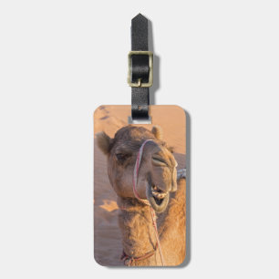 Camel with a funny facial expression - Oman Luggage Tag
